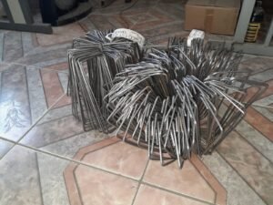 Estribos para colunas e vigas sobre medidas