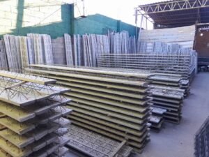 Lajes treliçadas H 8 para forro/e H 12 para piso