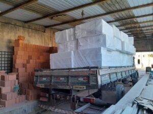 Entrega de Lajes Treliçadas com EPS