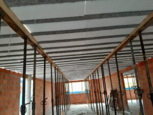 Lajes H 16 Beta 20 Protendidas piso com EPS